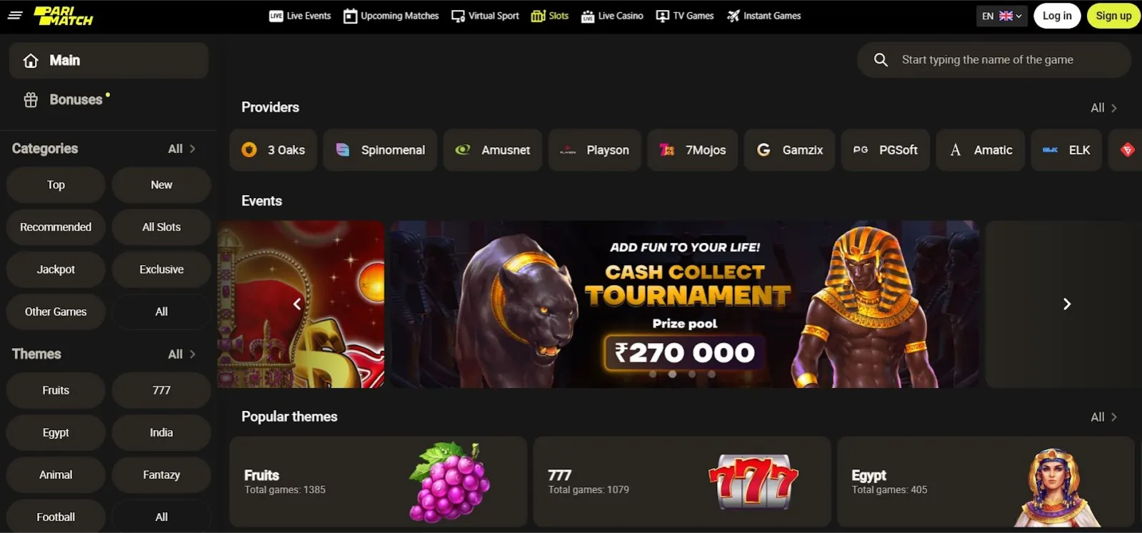 casino parimatch app